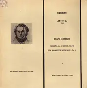 LP - Schubert - Sonata In A Minor, Op. 42 / Six Moments Musicaux, Op. 94