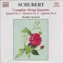 CD - Schubert - Complete String Quartets, Vol. 4 (No. 1 / No. 4 / No. 8)