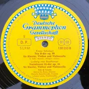 LP - Schubert / Beethoven - Piano Trio Op. 99 / Variations Op. 44 - Red Stereo