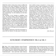 CD - Schubert - Symphonien (No. 8 'Unvollendete • Unfinished • Inachevée' & No. 9)