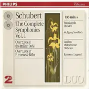 Double CD - Franz Schubert , Staatskapelle Dresden , Wolfgang Sawallisch , London Philharmonic Orchestra , Raym - The Complete Symphonies, Vol. 1
