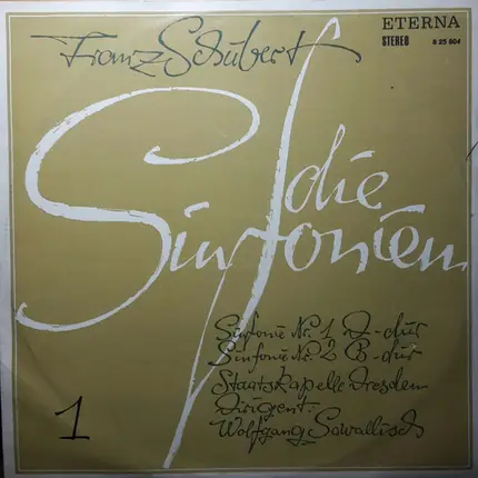 Schubert - Sinfonie Nr. 1 D-dur / Sinfonie Nr. 2 B-dur