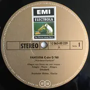 LP - Schubert / Sviatoslav Richter - Fantasia C-Dur D 760 'Wanderer-Fantasie' / Sonate A-Dur D 664
