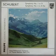 Schubert - Beecham w/ Royal Philharmonic Orchestra - Symphony No. 1 In D / ~ No. 2 In B Flat