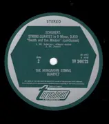 LP - Franz Schubert , The Hungarian Quartet - String Quartet In D Minor, D. 180 'Death And The Maiden'
