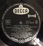 LP - Schubert - Oktett Für Klarinette, Horn, Fagott, Kontrabaß Und Streicher F-dur, Op. 166