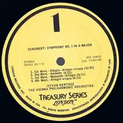 LP - Schubert - Schubert Symphonies No.1 In D Major • No.2 In B Flat Major