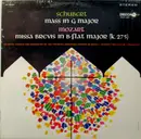 LP - Franz Schubert , Wolfgang Amadeus Mozart - Mass In G Major/Missa Brevis In B Flat Major