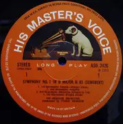 LP - Schubert - Symphony No. 1 In D • Symphony No. 3 In D