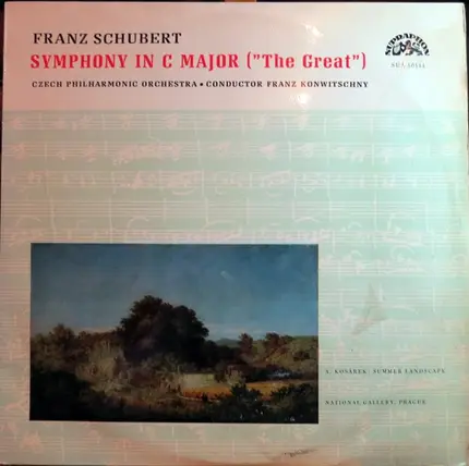 Franz Schubert / The Czech Philharmonic Orchestra / Franz Konwitschny - Symphony In C Major ('The Great')