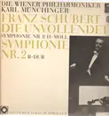 LP - Franz Schubert / Wiener Philharmoniker, Karl Münchinger - Die Unvollendete - Symphonie Nr. 8 h-moll  * Symphonie Nr.2  B -dur