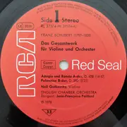 LP - Schubert / Mozart - Das Gesamtwerk Für Violine Und Orchester / Rondo C-dur, KV 373
