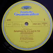 LP - Schubert / Mendelssohn - Symphonie Nr. 8 »Unvollendete« • »Unfinished« / Symphonie Nr. 4 »Italienische« • »Italian«