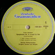LP - Schubert / Beethoven - Berliner Philharmoniker · von Karajan - 8. Symphonie »Unvollendete« / Fidelio · Leonore III · Coriolan · Ouverturen