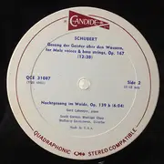 LP - Franz Schubert / Buckel, Lohmeyer, South German Madrigal Choir - Mirjam's Siegesgesang / Gesang Der Geister Über Den Wassern / Nachtgesang Im Walde