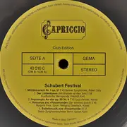Double LP - Franz Schubert - Schubert Festival