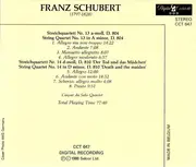 CD - Franz Schubert - String Quartets No. 13 & 14 'Death And The Maiden'