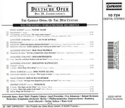 CD - Schmidt / Zemlinsky / Schreker / Gurlitt - Die Deutsche Oper Des 20. Jahrhunderts = The German Opera Of The 20th Century