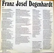 LP - Franz Josef Degenhardt - Lullaby zwischen den Kriegen