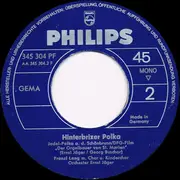 7inch Vinyl Single - Franzl Lang - Der Königsjodler / Hinterbrixer Polka