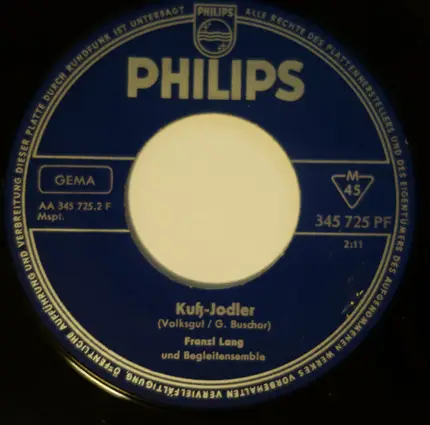 Franzl Lang - Erzherzog-Johann-Jodler