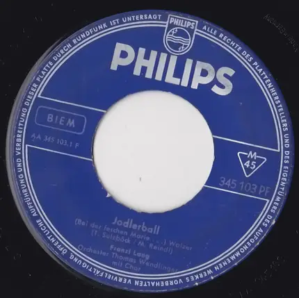 Franzl Lang - Jodlerball
