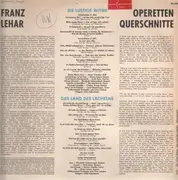 LP - Franz Lehar - Die Lustige Witwe / Das Land des Lächelns (Kunz, Loose...)