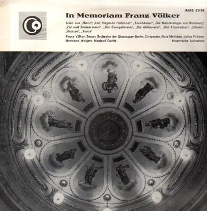 Franz Völker - In Memoriam Franz Völker