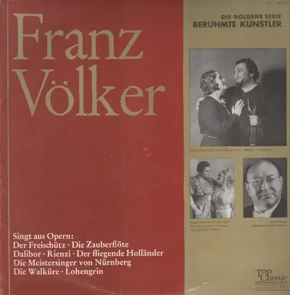 Franz Völker - singt Arien