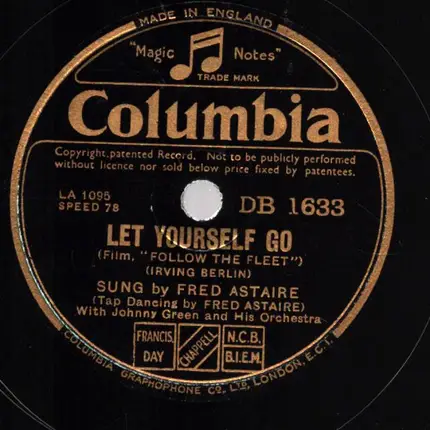 Fred Astaire - Let's Face The Music And Dance / Let Yourself Go