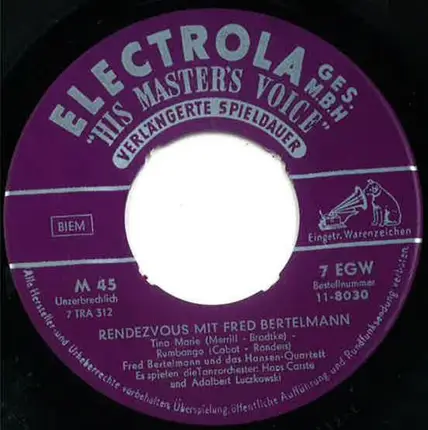 Fred Bertelmann - Rendezvous Mit Fred Bertelmann