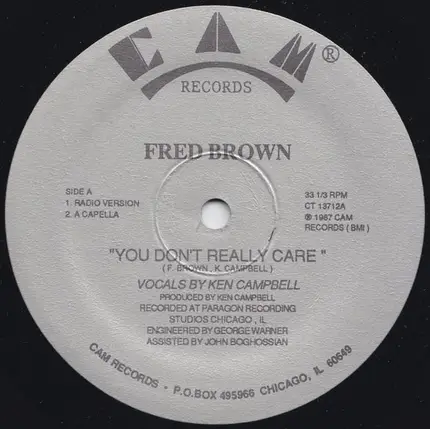 Fred Brown - You Don't Really Care