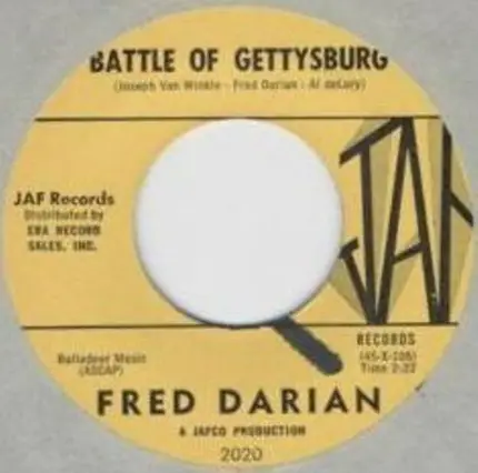 Fred Darian - Battle Of Gettysburg