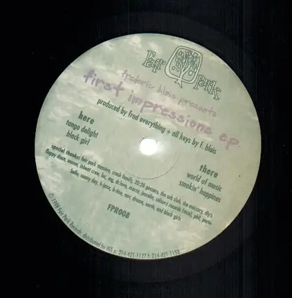 Fred Everything - First Impressions EP