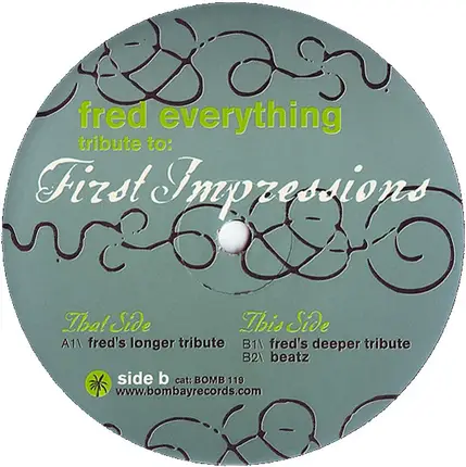 Fred Everything - Tribute To: First Impressions