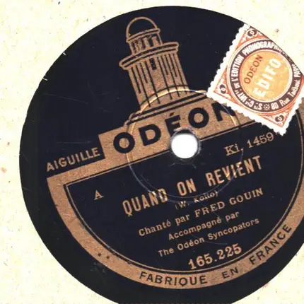 Fred Gouin - Quand On Revient / Dites - Moi Ma Mere