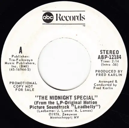 Fred Karlin - The Midnight Special