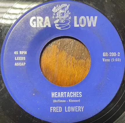 Fred Lowery - Indian Love Call, Raindrops, Jean, Heartaches