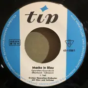 7inch Vinyl Single - Fred Raymond - Maske In Blau (Querschnitt) - Mono