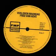 LP - Fred Van Hove - Verloren Maandag - Insert
