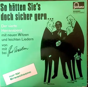 Fred Warden - So Hätten Sie's Doch Sicher Gern ...