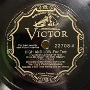 Fred Waring & The Pennsylvanians - High And Low (I've Been Looking For You) / Dancing In The Dark