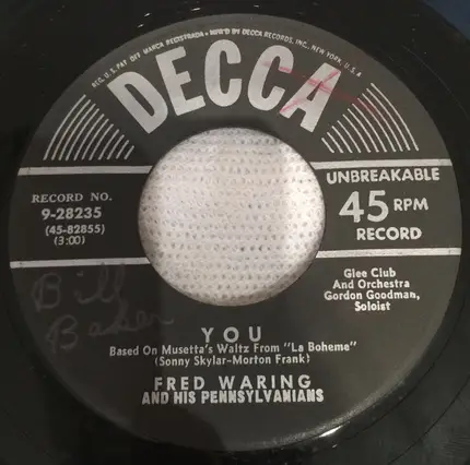 Fred Waring & The Pennsylvanians - It Happened In Monterey / You