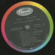 LP - Fred Waring & The Pennsylvanians - This I Believe (Songs Of Faith And Inspiration)