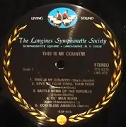 LP - Fred Waring & The Pennsylvanians - This Is My Country