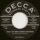 2x7inch Vinyl Single - Fred Waring & The Pennsylvanians - 'Twas The Night Before Christmas - No Cover