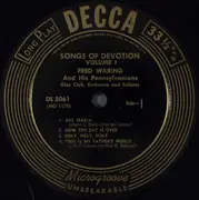 10'' - Fred Waring And The Glee Club - Songs Of Devotion: Volume One