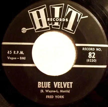Fred York / Bill Austin - Blue Velvet / You Can Never Stop Me Loving You