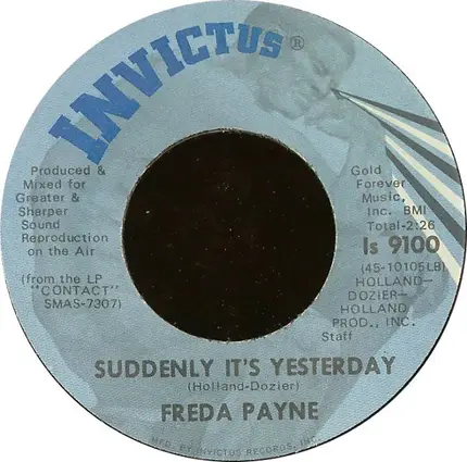 Freda Payne - You Brought The Joy