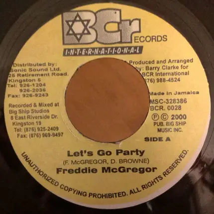 Freddie McGregor , Dalton Brownie - Let's Go Party / Party Dub